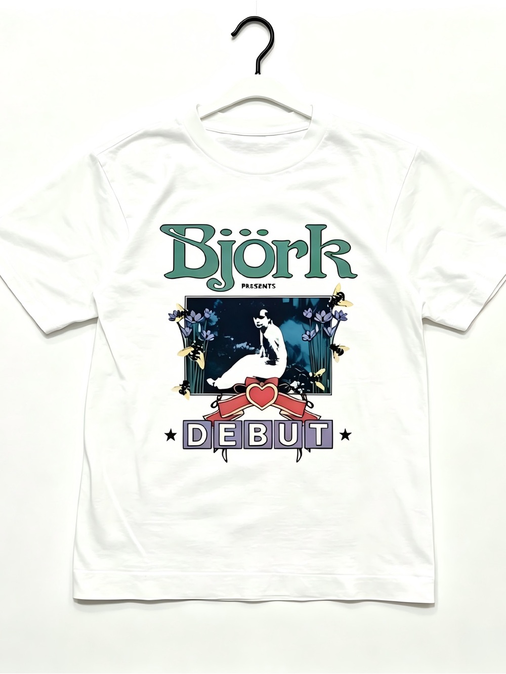 Bjork Debut Album Retro Music Graphic Womens Mens T-shirt Unisex